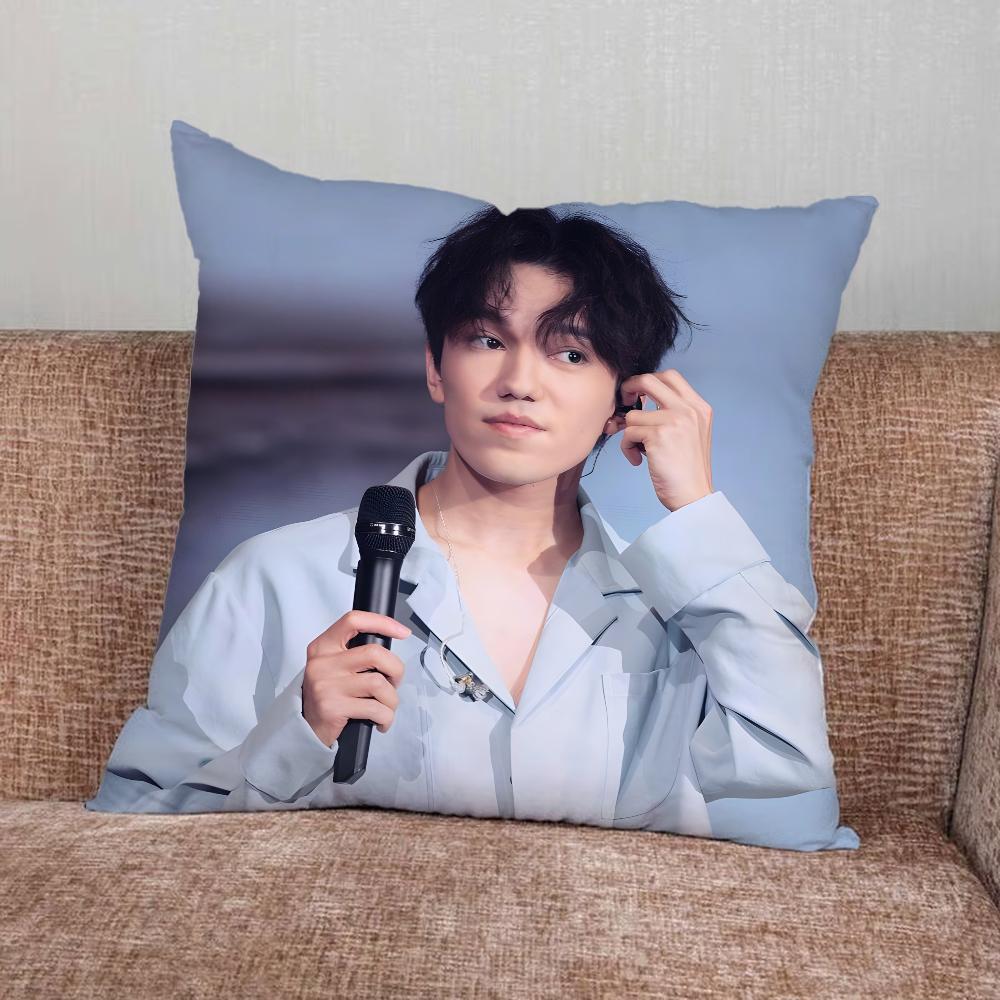D-Dimash K-Kudaibergen Singer Pillow Case For Home Bedroom Car Office Decoration Living Room Sofa Cushion Cover Suitable