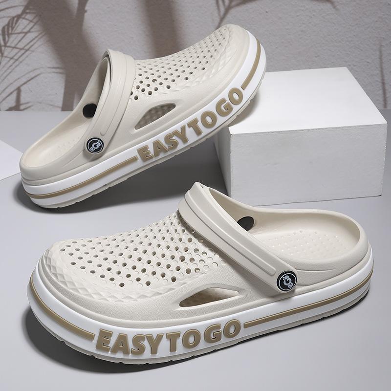 Sabots unisexes, chaussures de jardin, légères, antidérapantes, pantoufles, sandales de plage décontractées ajourées, chaussures pour adultes