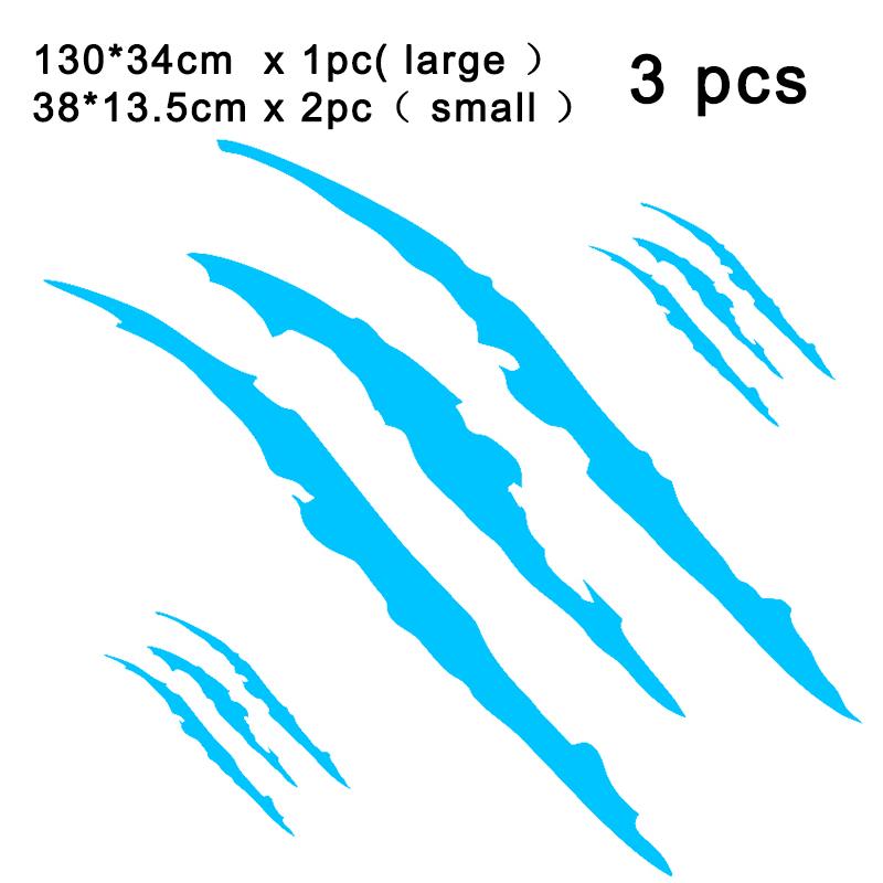 Lustiger Autoaufkleber Reflektierend Monsterkralle Kratzstreifen Markierungen Kratzer Vinyl Aufkleber Auto Scheinwerfer Karosserie Dekor Aufkleber