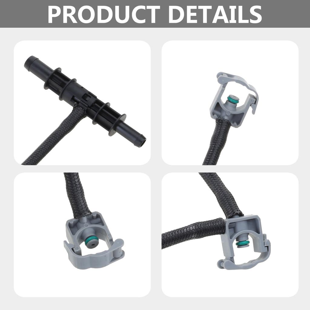 Dieselbränsle Retur Överströmningsslang Rör 6460701832 6460702132 för W204 S204 W211 S211 2003-2011 Ersättning Returrör