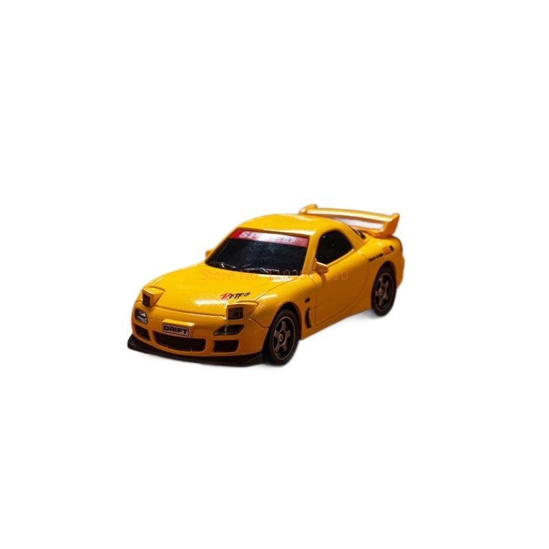 MAV2  Whoosh 1:43 Mini High Speed Drift 4wd Led Racing Car For Mazda Rx7 Subaru Kids Remote Control Car Model Toy Ges