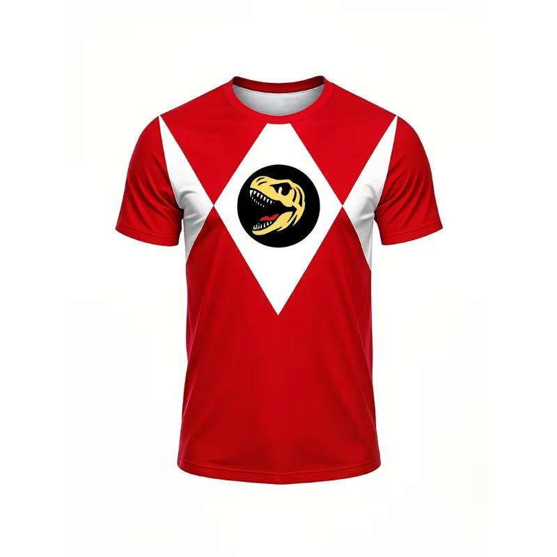 Men's Fashion 3D Printed Men's T-Shirt Round Neck Short Sleeve Trendy Street Wear