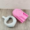 Silicone Flowerpots Mold DIY Concrete Moulds Heart Shape Jar Mould Garden Desktop Decoration Silicone Vase Molds for DIY