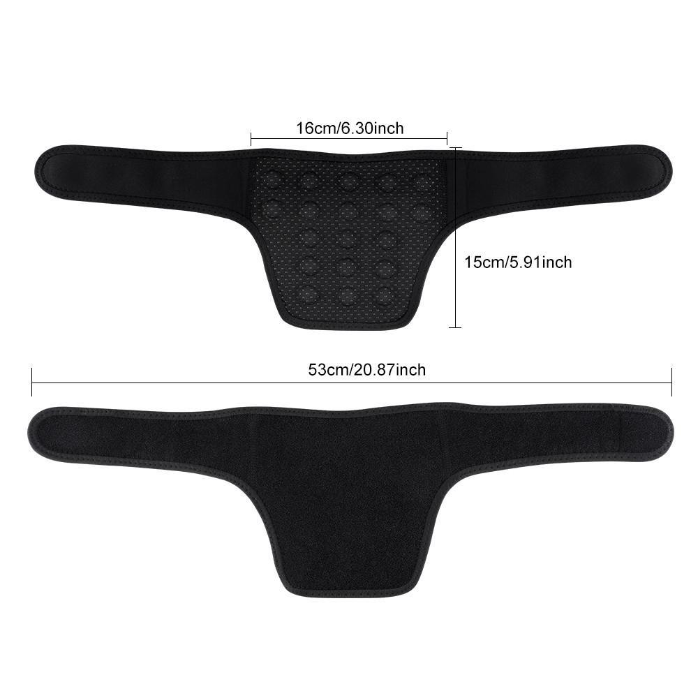 19pcs Tourmaline Stone Hot Pressed Magnet Neck Support Brace Fatigue Relief Heating Neck Brace Cervical Neck Warmer Protector