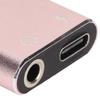 2 in 1 Headphone Adapter Type C to 3.5mm Port Charging Port   Portable Earphone Converter