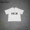 RogueWave High Quality Short Sleeve T-Shirt Unisex Creative Letter Print Cotton Citywalk Neutral Style Round Neck Tee
