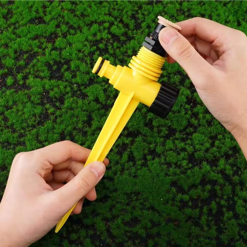 Garden Sprinkler 360° Rotation Irrigation Watering System Agriculture Ground Automatic Tube Adjustable Plug Buried Atomization
