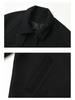 Women's Hepburn Style Mid-Length Woolen Coat - 2025 Winter Collection, Thickened and Stylish.