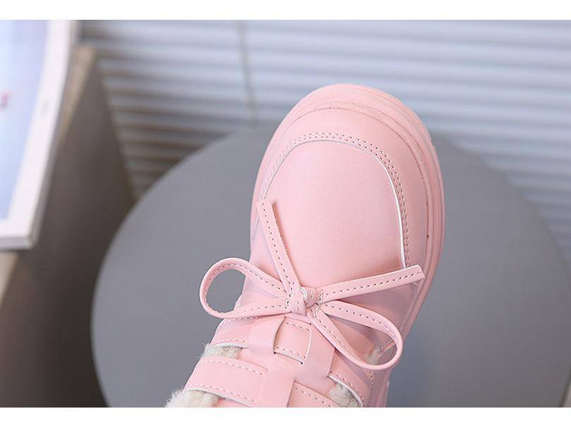 2025 Children's Winter Velvet Cotton Boots: Warm Korean Style Snow Boots for Little Girls