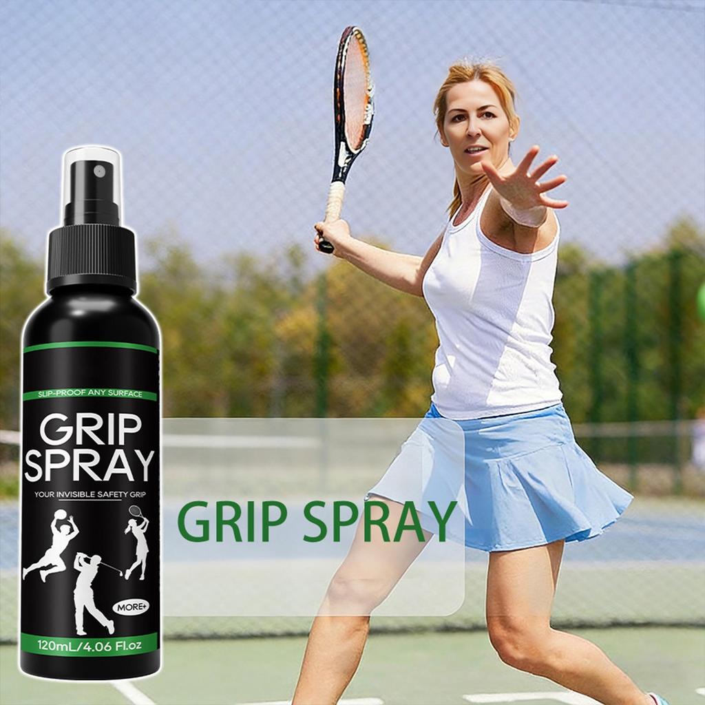 Non-Slip Grip Spray for Shoes, 120ml Quick Drying Anti Slip Sole Protector for Volleyball Tennis Golf Badminton Handball Soccer