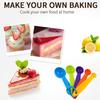 66-Piece Cake Turntable & Decorating Set: Piping Bags, Tips, Decorating Pens & Tools