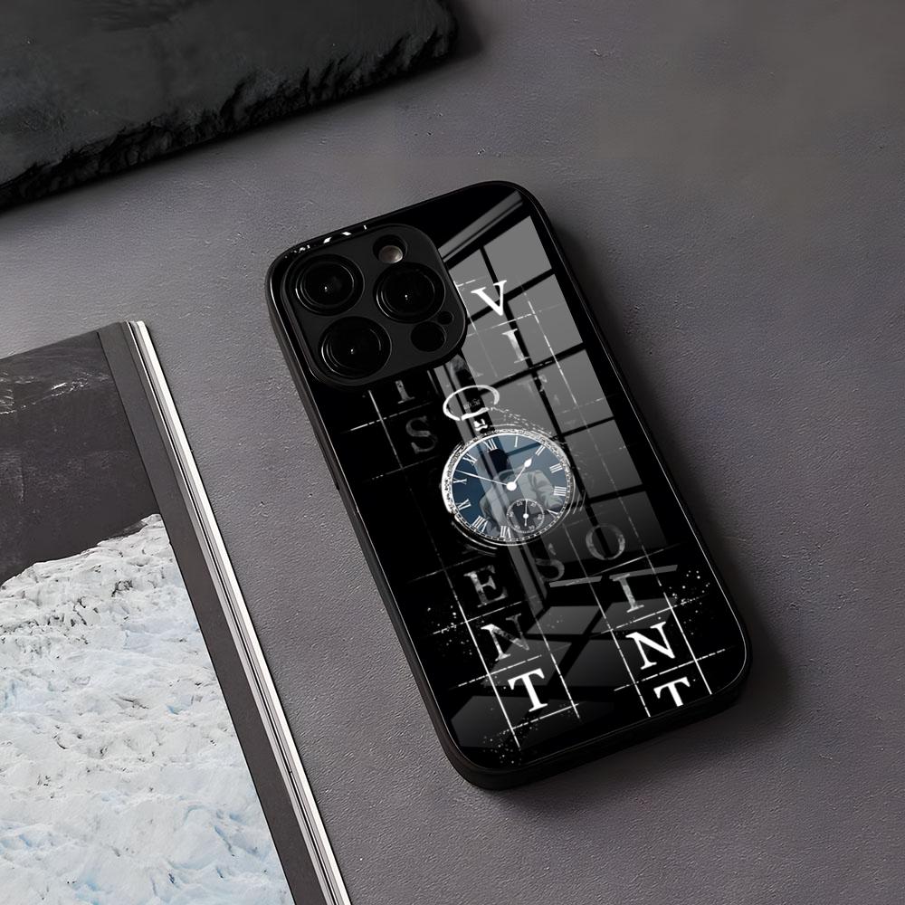 Omniscient R-Reader V-Viewpoint Orv Phone Case For IPhone 17 Air 16 E Pro Max 15 14 13 Mini 12 Pro 11 Max Plus Black Glass Cover