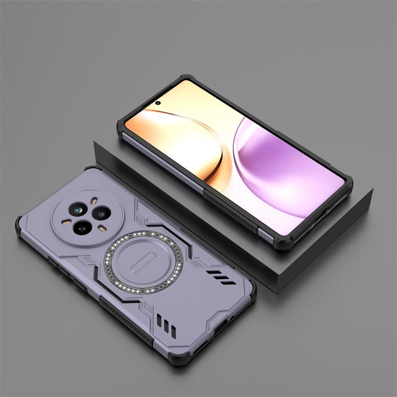 Armor Case For Realme 14 Pro 5G Magnetic Adsorption Wireless Charge Cover Realme 14 Pro Plus 14 Pro+ Case For Realme 14 Pro Case