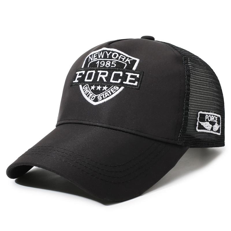 Breathable summer sun protection cap men's sun protection summer thin trendy baseball cap high top sun hat sub mesh