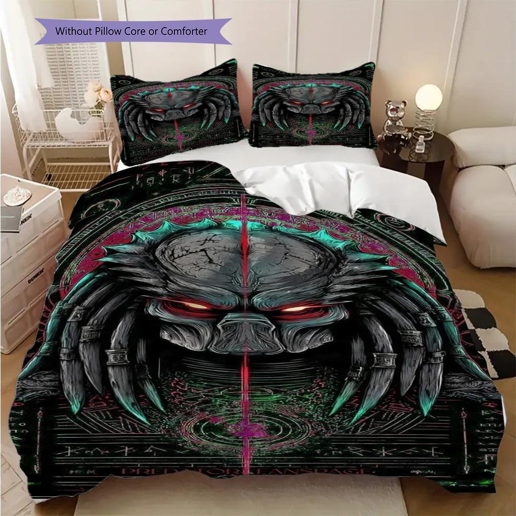 Alien Vs Predator Ultimate Clash Threepiece Set 1 Duvet Cover 2 Pillowcase Without Core Christmas Birthday Gift