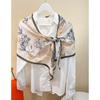 Light Luxury Astrolabe Silk Silk Scarf Spring And Autumn Medium And Long Bow Mulberry Silk Streamer Holiday Gift