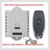 AC 220V Single-Circuit Self-Locking Remote Control Switch with 10A Relay Module, 315MHz