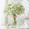 10 Stück Künstliche Schleierkrautblüten Gypsophila Falsches Grün für Hochzeitsfeier Heimdeko DIY Blumige Sträuße Zubehör