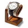 Woodten Holz-Uhr Einzelne Uhr Minimalistisch für Uhren und Ständer, Ständer, Design, Armbänder, Unisex, Schwarz/Beige