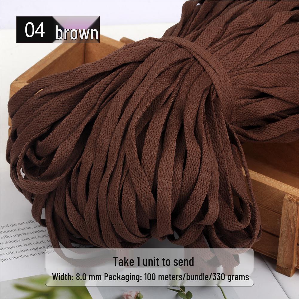 

Шелковый шнурок 8 мм, 29 цветов - Универсальный для обуви, шляпы и поясной завязки