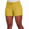 Spring and Summer Women's Casual Solid Color Elastic Waist Shorts Casual Short Pants
