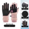 Unisex Winter Skihandschuhe: Samtgefüttert, Touchscreen-kompatibel, Winddicht und Kälteschutz für Outdoor-Sportarten