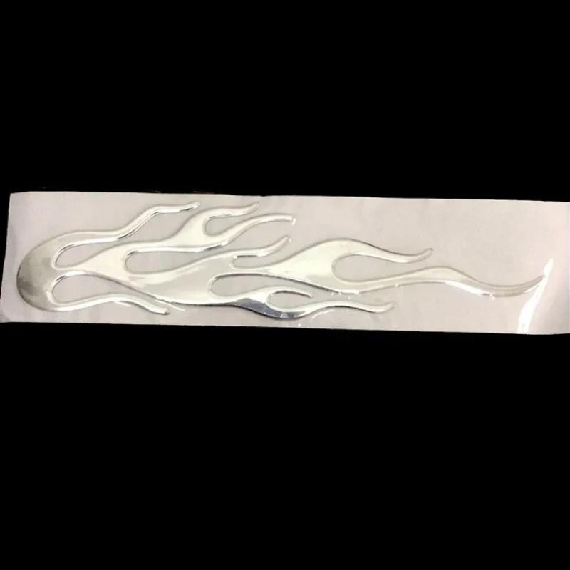 Coda di vento 3D Moto Fiamma Magica Adesivo Decalcomania Emblema Etichetta Badge Decor Decorativo oro Argento Rosso