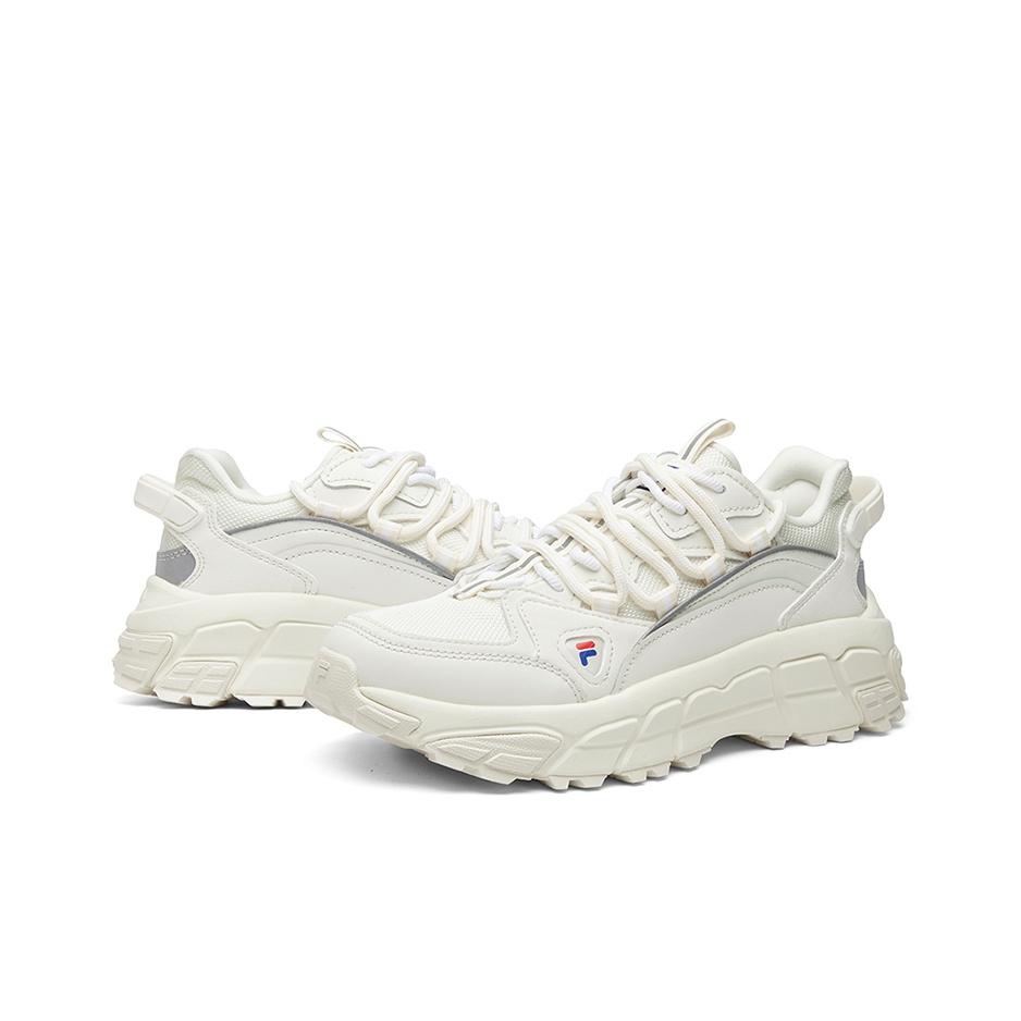 Fila Fusion Skyrunner Lightweight Shock Absorbing Low Top Casual Dad Shoes Women sneaker White T12W044102FSW