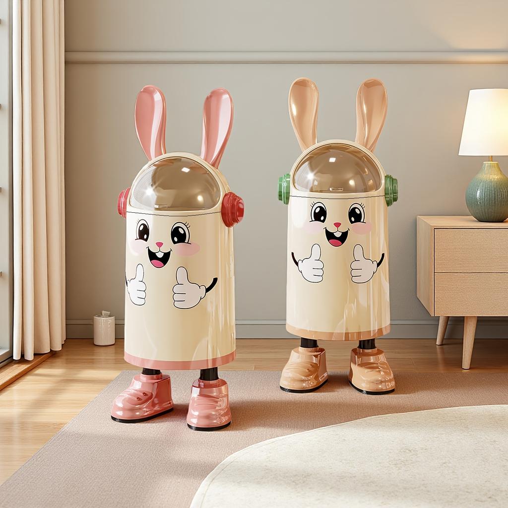 Cartoon Rabbit Ear Trash Can