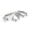 M2-M28 316 Stainless Steel Cable Wire Rope Protective Sleeve Wire Rope Clamp Thimbles Rigging Chicken Heart Ring Fixing