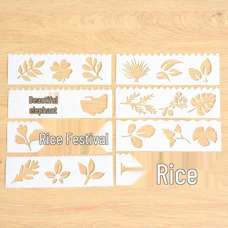 Original Lace Ruler & Drawing Template: Kids' Journal & Coloring Tool with 8 Designs