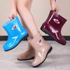Chunqiu women's short rain shoes waterproof and non-slip rain boots labor insurance rubber shoes kitchen mother water boots car wash water shoes