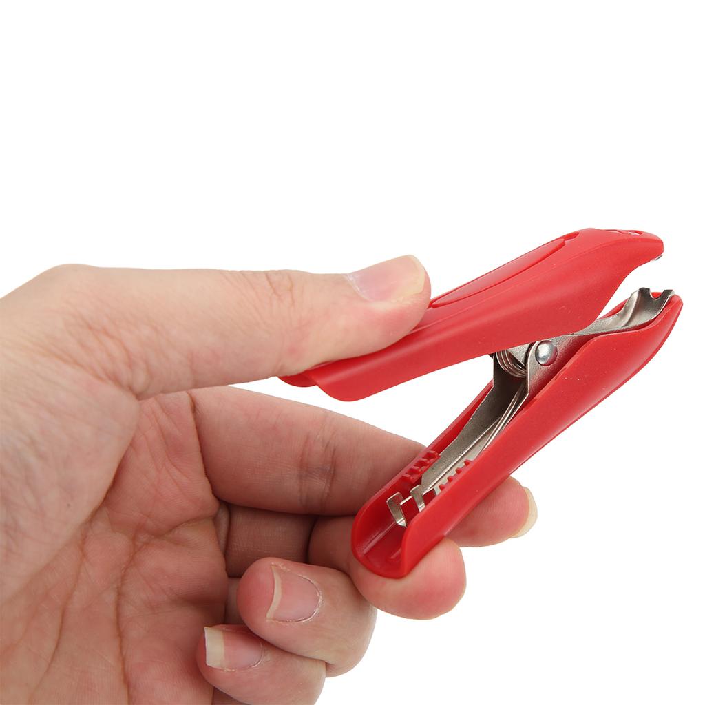 4 Stück Elektrischer Clip Isolierende Eigenschaft Stahl ABS Material Starke Klemmung Rot Schwarz Schnallentyp Leistungsklemme 100A