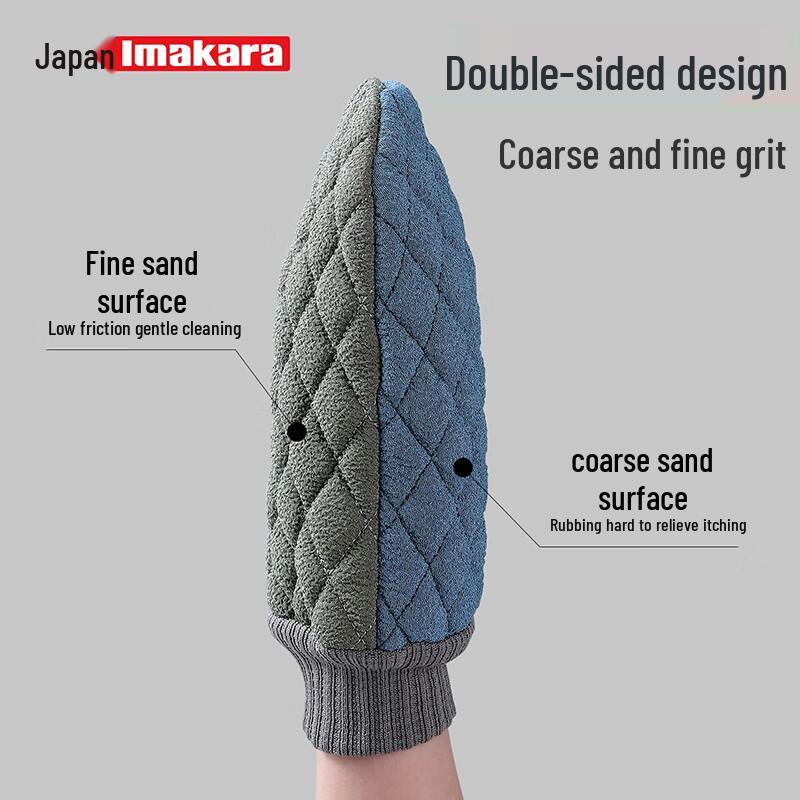 Imakara Dubbeltextuur Exfoliërende Badborstel