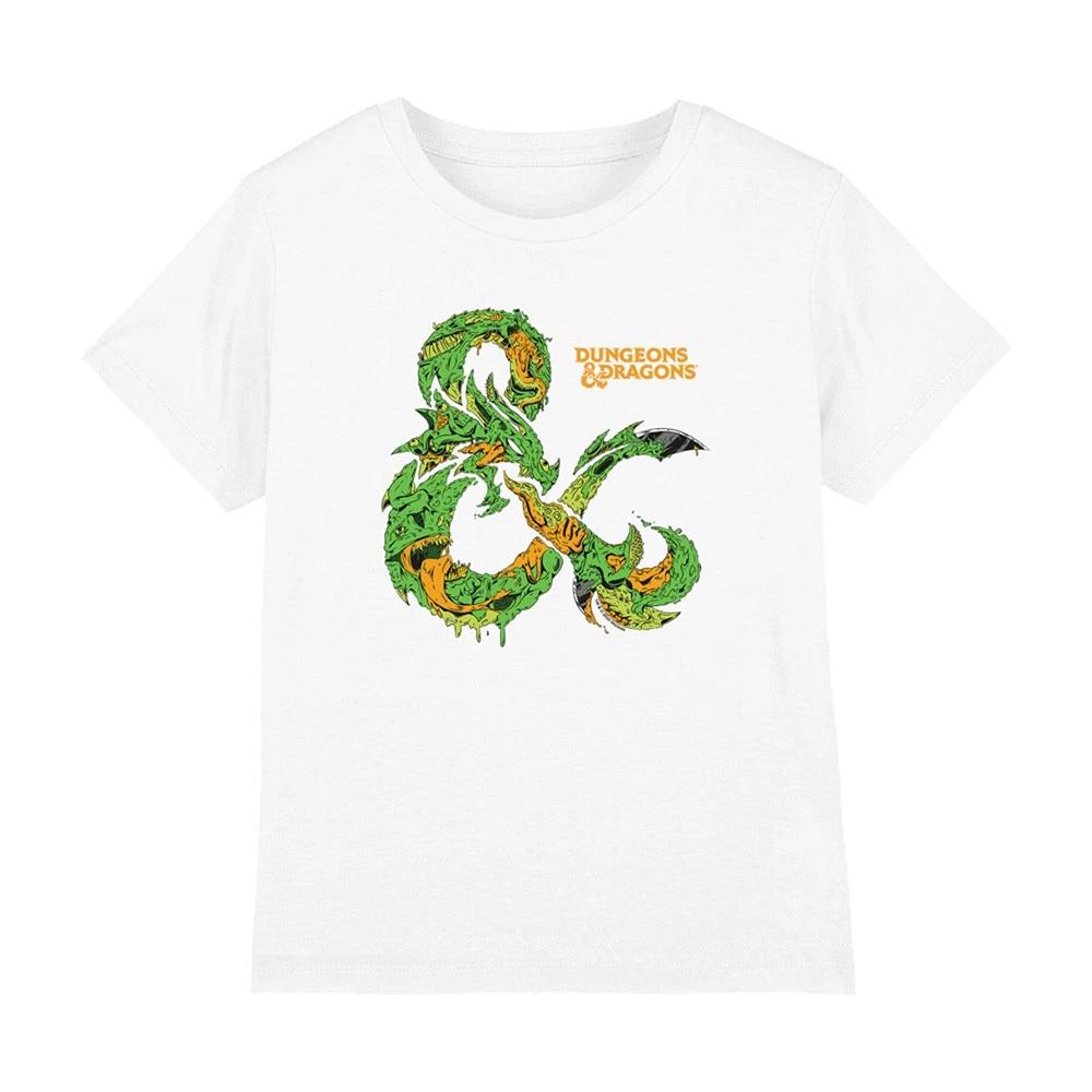 

Dungeons And Dragons Monster Logo Kids T-shirt 7-13 Years, White 120