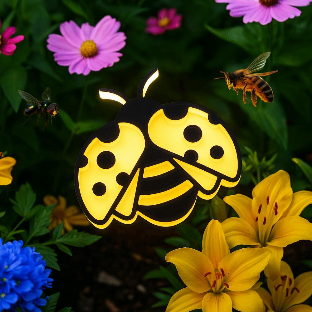 Plastic Insect Drinking Cup Bee/Beetle Shape Bees Water Feeder Creative Bee Drinker Yard Decor