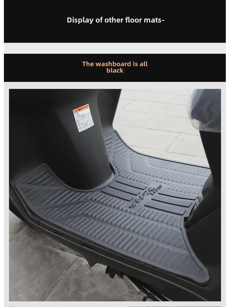 Gummi-Pedalauflage für Haojue City Eagle AFR125 HJ125T-27 Motorrad