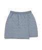 Lee Heart Quilted Mini Skirt Sky Blue