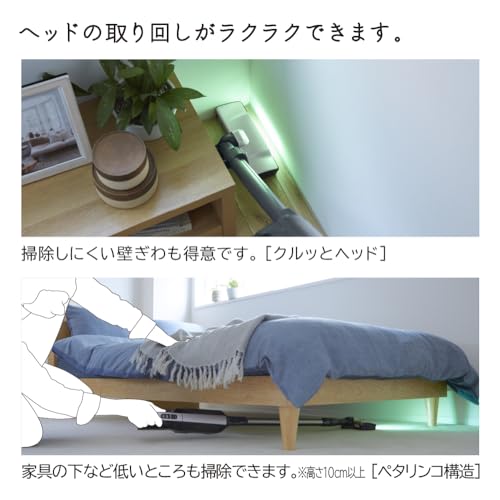 Hitachi Vacuum Cleaner Karupak Stick Cordless Stick Cleaner PKV-BK50L V Light Lavender Made in Japan Paper Pack Self-propelled