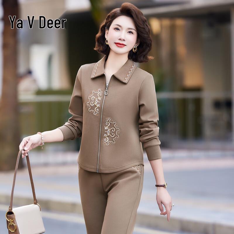 

Женский спортивный костюм Yalu в китайском стиле Весна/Осень 5XL