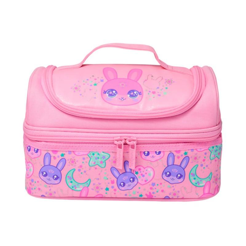 Kids Insulated Lunch Bag School - Double Layer Waterproof Canvas Tote With Handle Large Capacity Leakproof Student Lunchbox