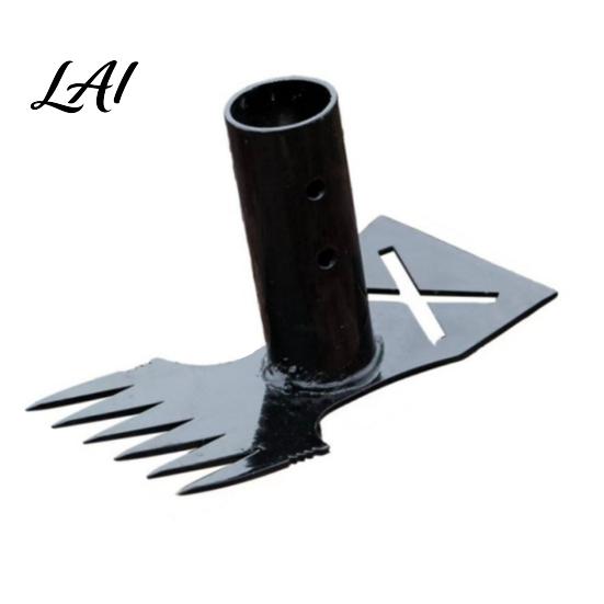 2 in 1 Gardening Tool Long Handle Weed Puller Heavy-Duty 2-in-1 Weeding C