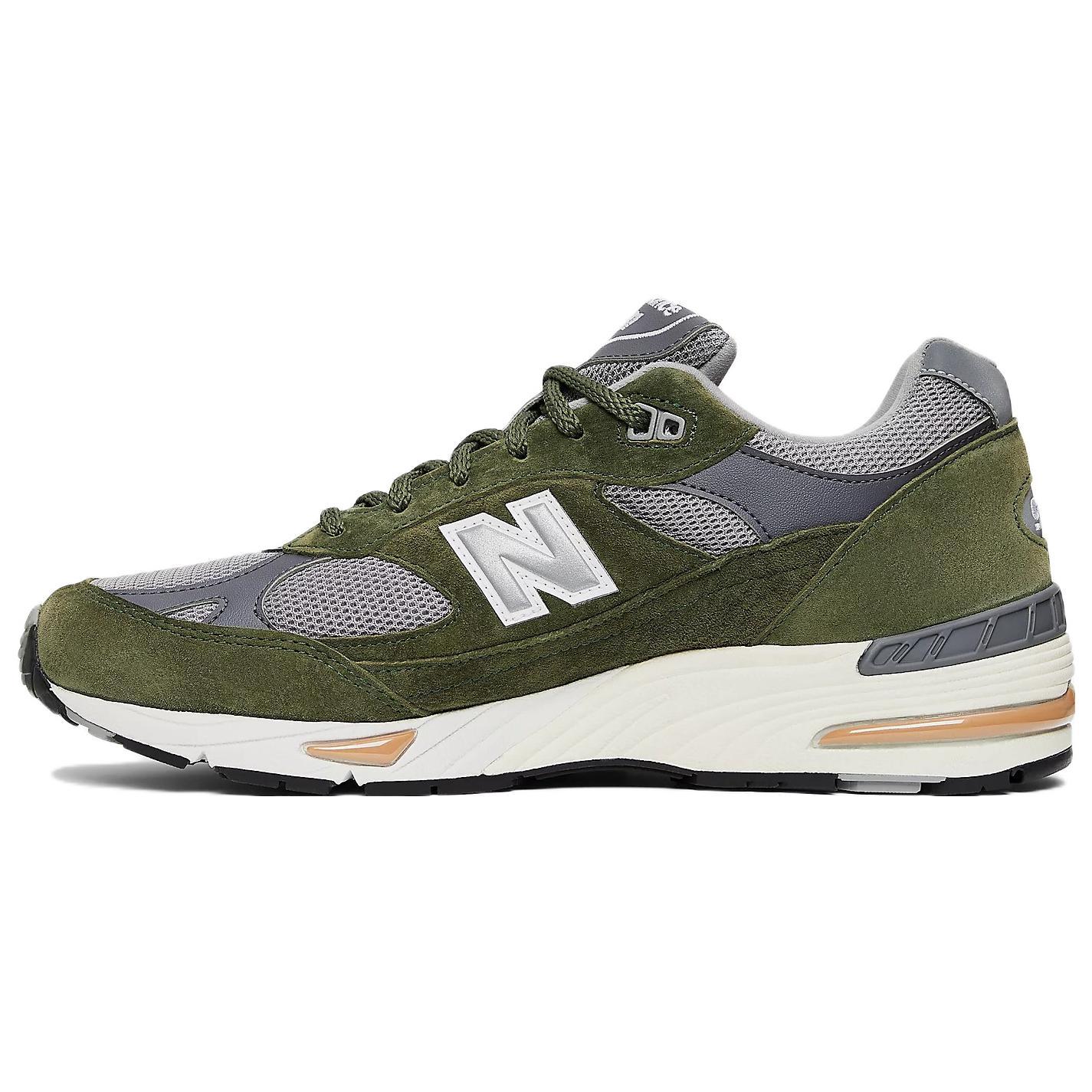 

новый New Balance 991 MiUK Темно-зеленый Серый Коричневый 42.5