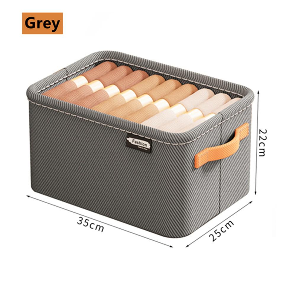Transparent And Minimalist Underwear Storage Box Desktop Drawer Box Multi Grid Jewelry Organizing Small Item Storage Office