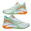 Męskie buty lodowy jedwab siateczka oddychające lekkie buty koszykarskie młodzieżowe z wysoką cholewką buty do biegania z miękką podeszwą buty sportowe casualowe