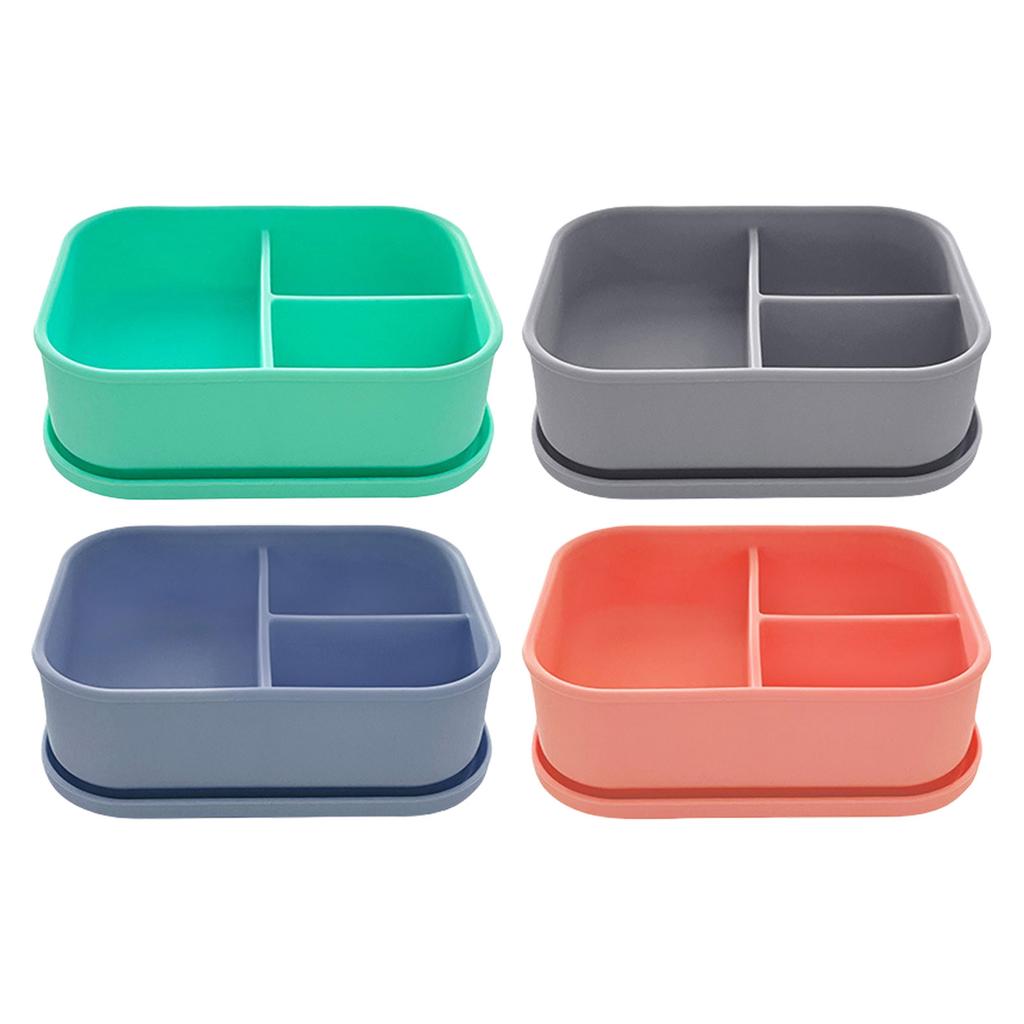 Meal Box Leakproof Food Box 800ML Lunch Box Meal Prepping Box Fruit Box Silicone Texture Food Storage Containers