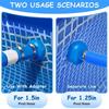 Universal Swimming Pool Hose Connector 2 Rubber Adapters 4 Stainless Clamps Secure Pool Maintenance Tool