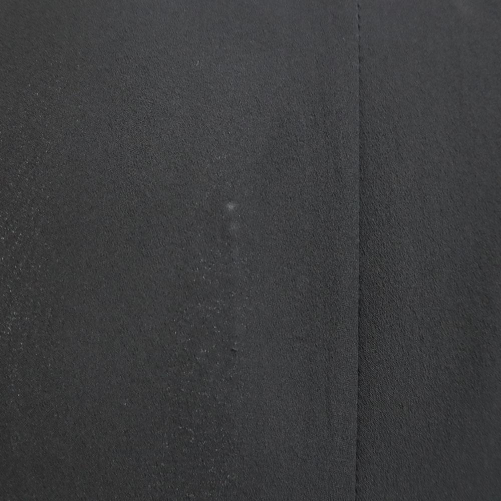 ADPINA Unused Italian Silk Long Pants 46 Black Tag Attached Elastic Waist Women Used
