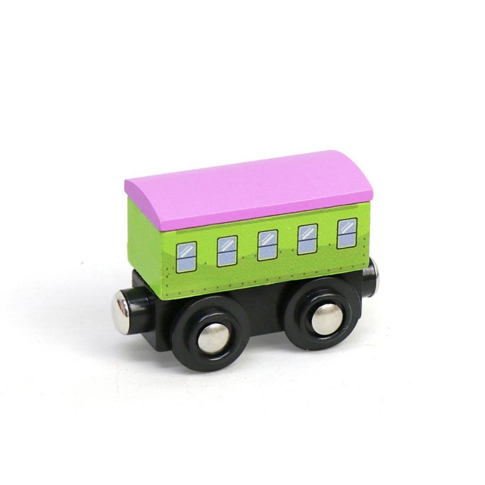 Wooden Magnetic Train Toys Railway Vehicles Track Trains Car Railway Tracks Train Educational Toys
