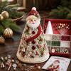 Handmade Gift for Craft Lovers DIY Beaded Tree Kit Adults, Christmas Bead Kit, Ornament Crafting Set 3D Holiday Tabletop Mantel Decoration Festive